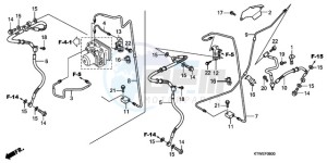 SH300A9 UK - (E / ABS MKH TBX) drawing RR. BRAKE HOSE/BRAKE PIPE