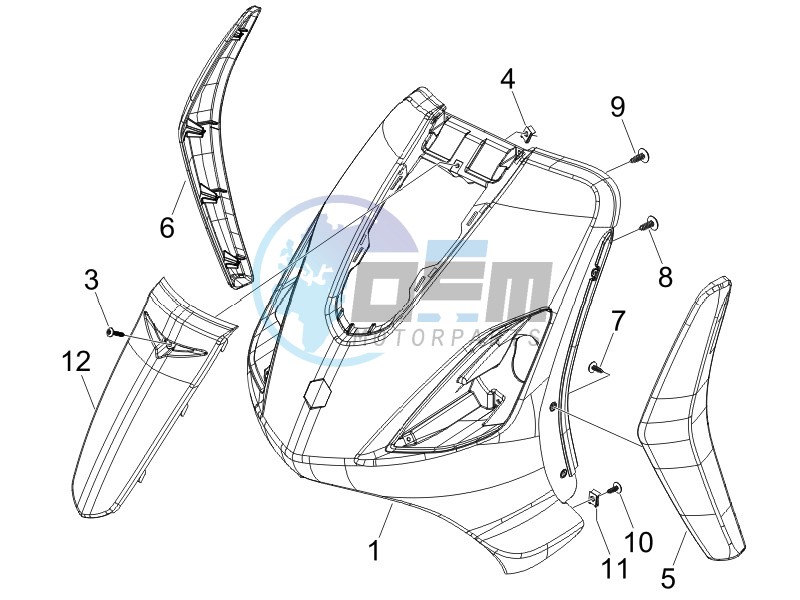 Front shield