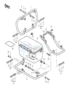 KZ 1000 P [POLICE 1000] (P1-P5) [POLICE 1000] drawing GUARDS_SADDLEBAGS