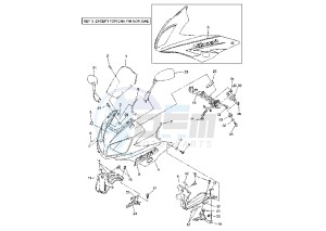 FZS FAZER 1000 drawing COWLING