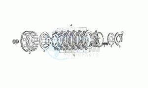 RS 125 drawing Clutch