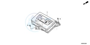 TRX500FMC ED drawing METER