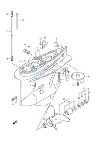 DF 150 drawing Gear Case