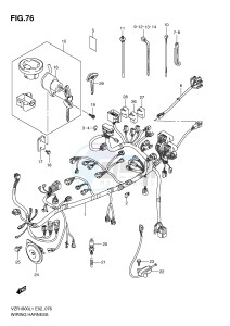 VZR1800 (E2) INTRUDER drawing WIRING HARNESS (VZR1800L1 E19)