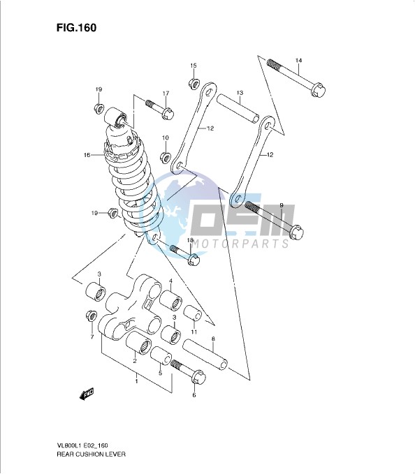 REAR CUSHION LEVER