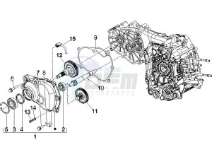 GTS 250 ABS drawing Reduction unit