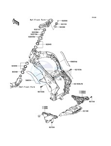 Z1000 ZR1000DCF FR GB XX (EU ME A(FRICA) drawing Frame