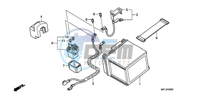 BATTERY (CBR1000RR)