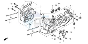 SH125 drawing CRANKCASE