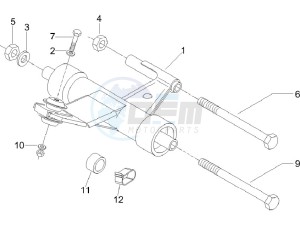 LX 150 4T E3 Vietnam drawing Swinging arm