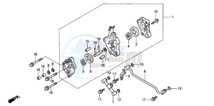 TRX350FM RANCHER 4X4 drawing OIL PUMP