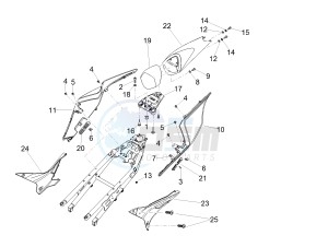 Tuono V4 1100 Factory (EMEA, APAC) (AU, EU, HK, JP, MAL, RC, S, T, TH) drawing Rear body I