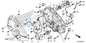 NC700SDC drawing RIGHT CRANKCASE COVER (NC700SD)