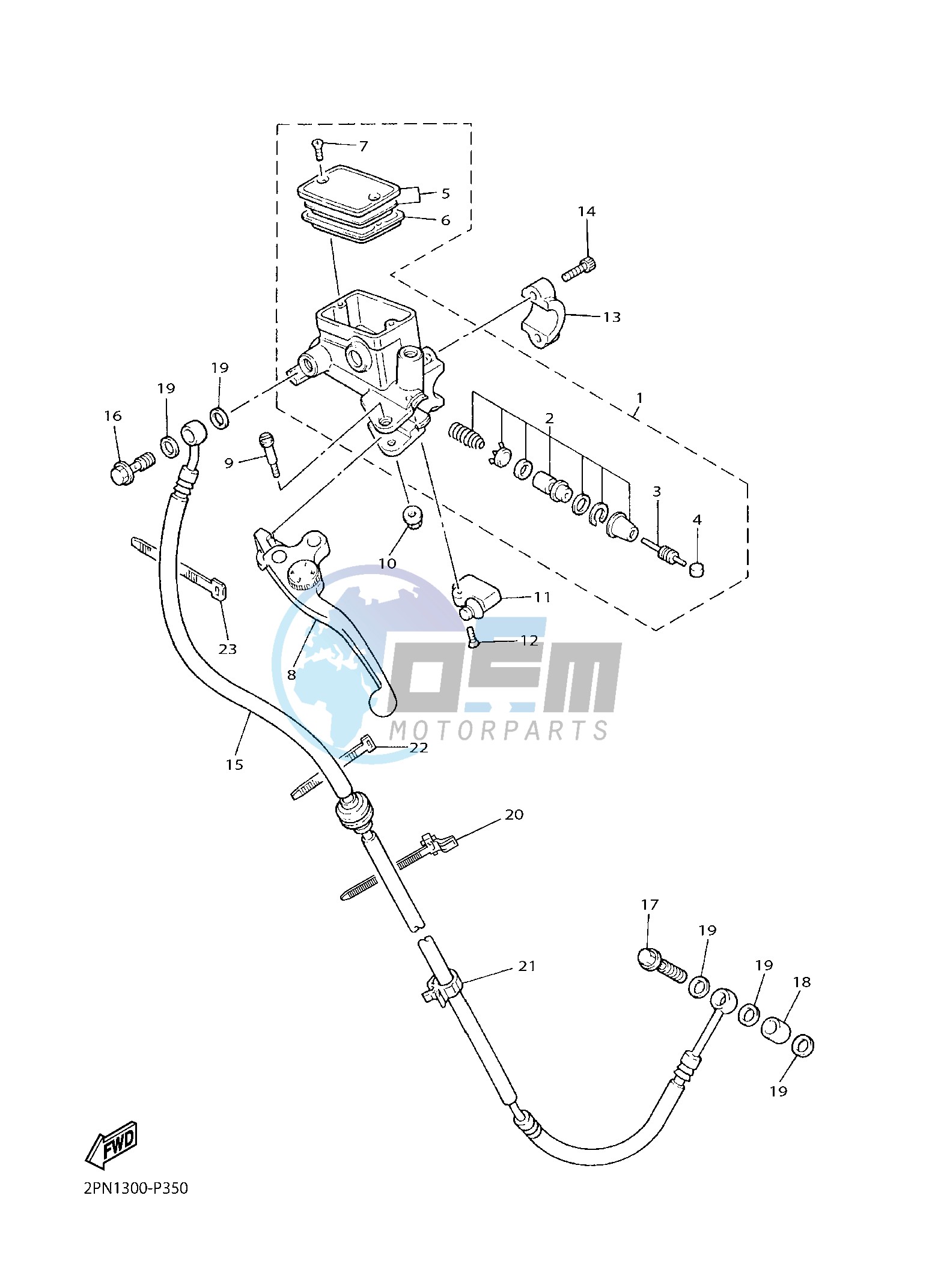 FRONT MASTER CYLINDER 2