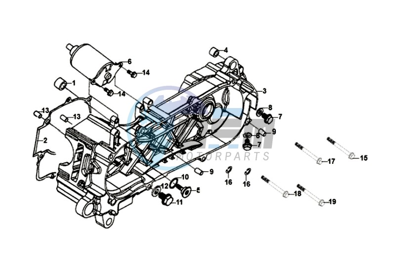 CRANKCASE COVER LEFT