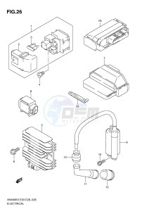 AN400 (E3-E28) Burgman drawing ELECTRICAL