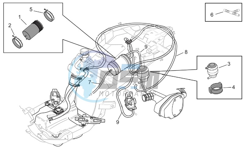 Fuel vapour recover system