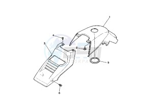 ATV 350 drawing SIDE COVER