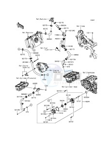 NINJA 300 ABS EX300BGF XX (EU ME A(FRICA) drawing Water Pipe