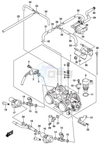 AN650 BURGMAN drawing CAM CHAIN