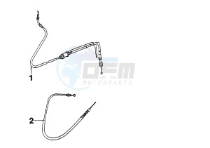 ZENITH L - 50 cc drawing CONTROL CABLES