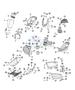 VIVA 3 L 4T SPORTLINE drawing COWLING