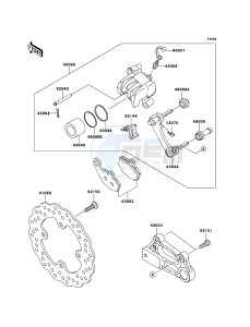 NINJA ZX-10R ZX1000D6F FR GB XX (EU ME A(FRICA) drawing Rear Brake