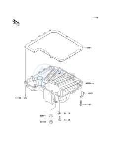 ZR 1000 B [Z1000 EUROPEAN] (B7F-B9F) 0B8F drawing OIL PAN