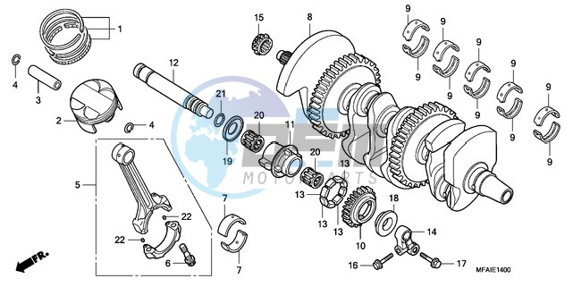 CRANKSHAFT/PISTON