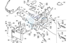 RS 125 (eng. 123cc) drawing Frame