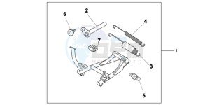 NC700XD NC700X 2ED drawing KIT  MAI N STAND