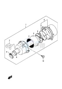 LT-Z50 drawing AIR CLEANER