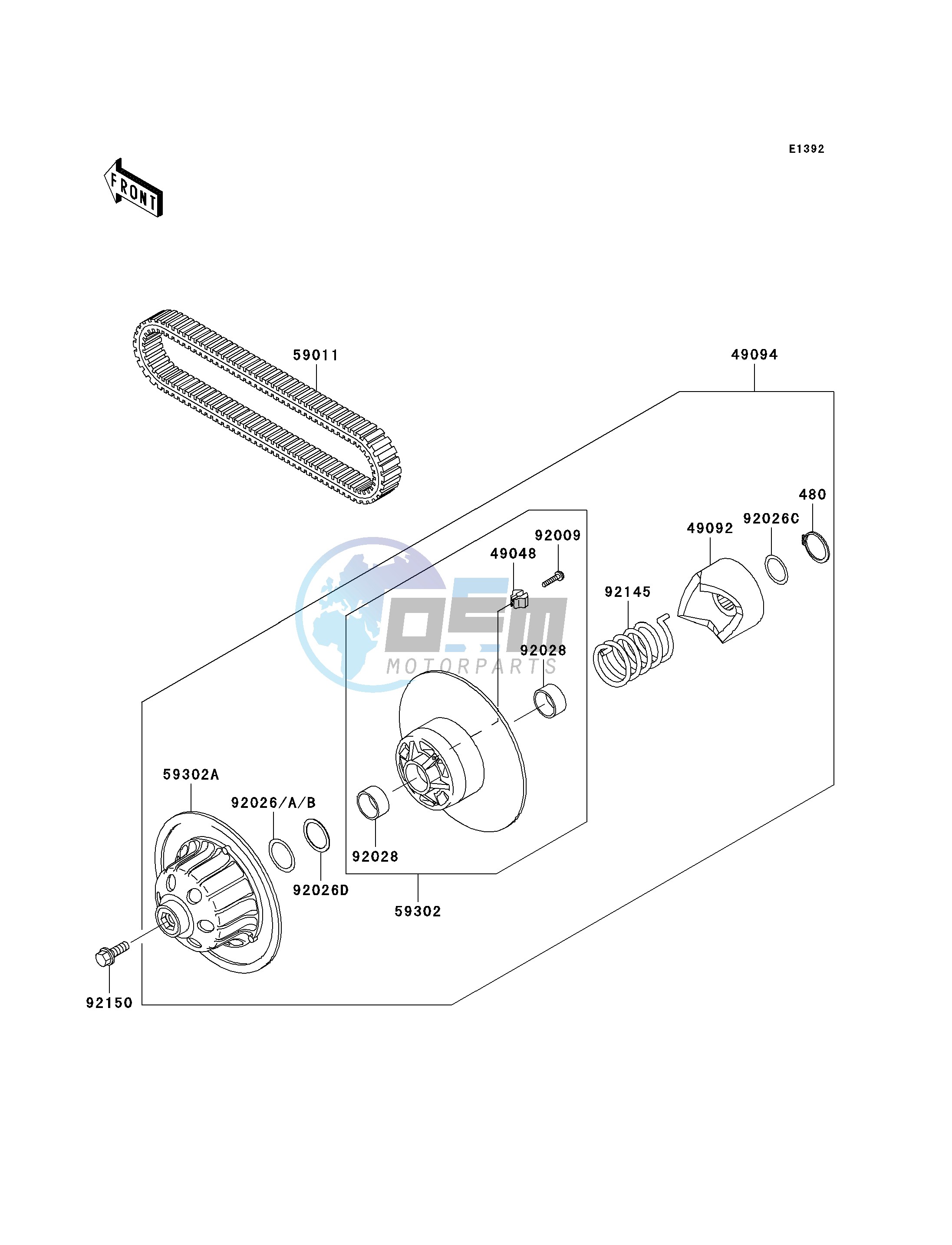 DRIVEN CONVERTER_DRIVE BELT