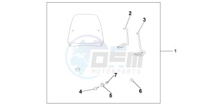 SCV100F LEAD drawing WINDSHIELD