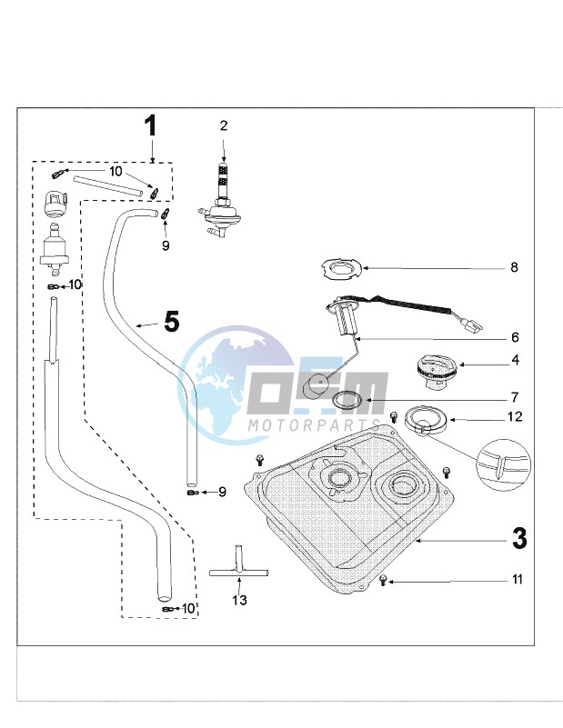 TANK AND FUEL PUMP