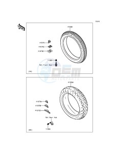 VULCAN 900 CUSTOM VN900CGF GB XX (EU ME A(FRICA) drawing Tires