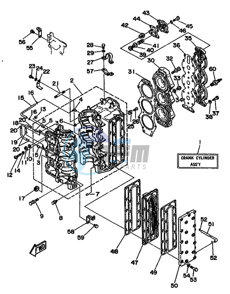 CYLINDER--CRANKCASE