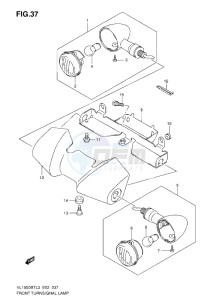 VL1500 BT drawing FRONT TURN SIGNAL LAMP