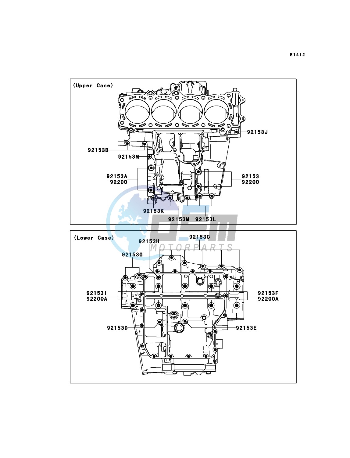 Crankcase Bolt Pattern