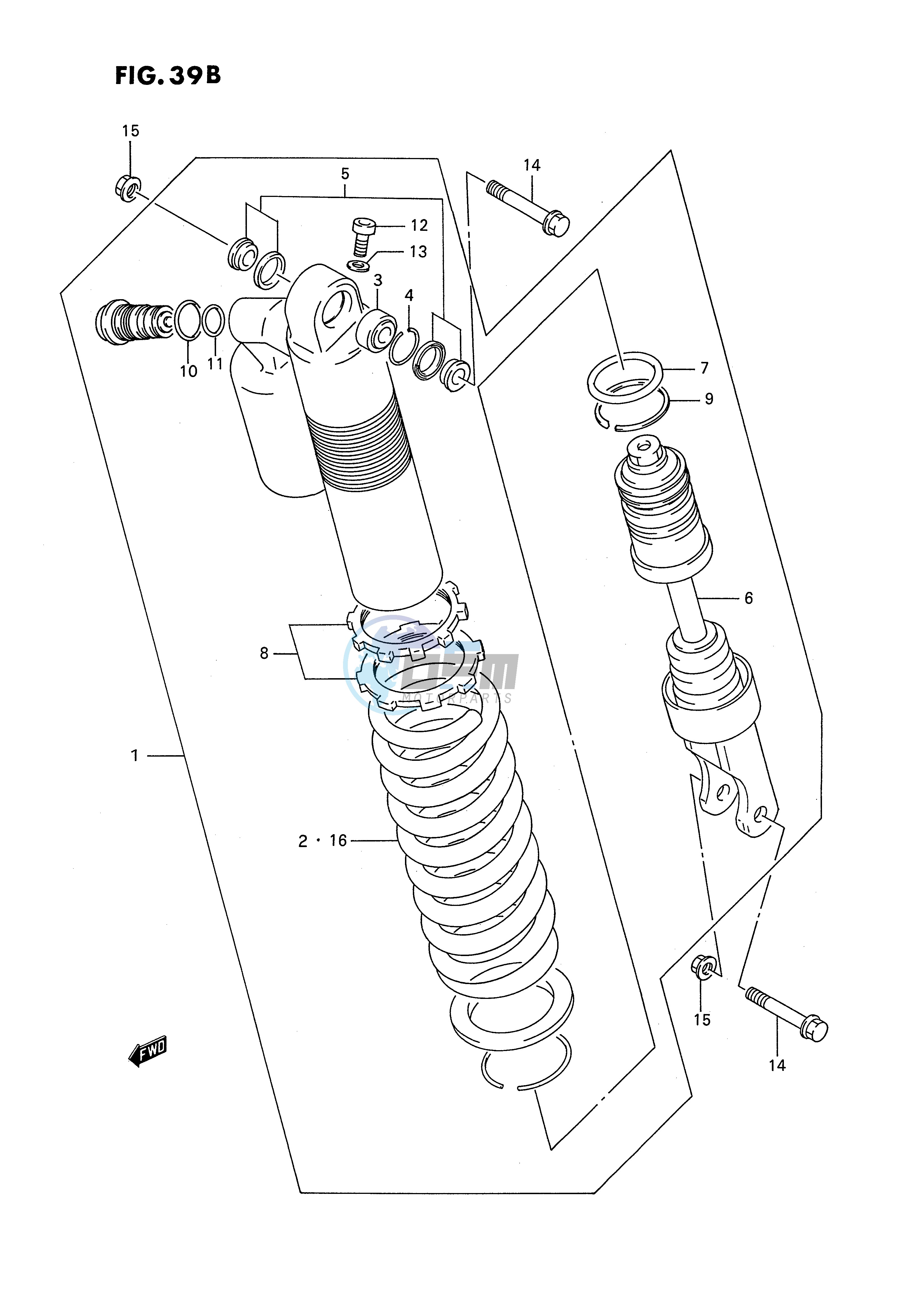 SHOCK ABSORBER (MODEL P R S T)