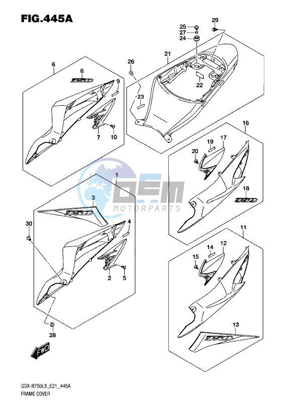 FRAME COVER L5