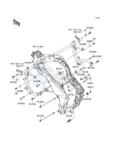 VERSYS_1000 KLZ1000ACF FR GB XX (EU ME A(FRICA) drawing Engine Mount