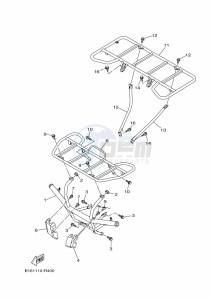 YFM700FWBD YFM70KPHK (B5K9) drawing GUARD