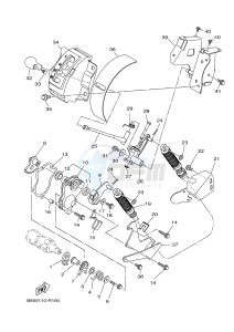 YXC700E YXC70VPHG VIKING VI EPS CAMO (B855) drawing SHIFT SHAFT