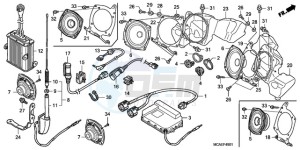 GL1800A Korea - (KO) drawing AUDIO UNIT (AIRBAG)