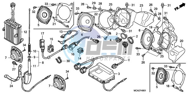 AUDIO UNIT (AIRBAG)