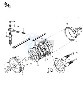 F11 M 250 drawing CLUTCH -- 73 F11M- -