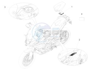 ETV 1200 Caponord Rally USA USA drawing Plate set / Various