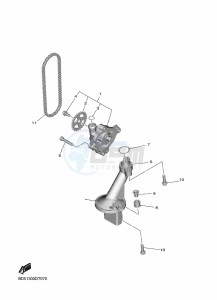 NIKEN MXT850 (BD5B) drawing OIL PUMP