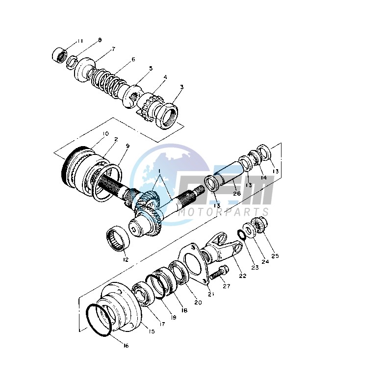 MIDDLE DRIVE GEAR